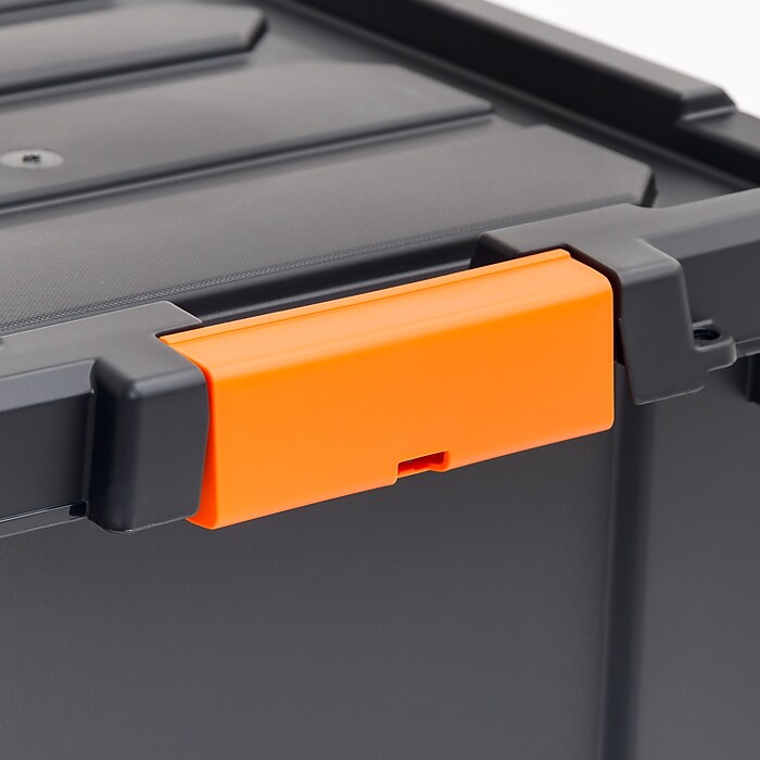 Iris 47 Quart Heavy Duty Store-It-All Plastic Latching Storage