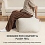 Anji Mountain Cherokee Ivory Fabric Rectangular Pouf Ottoman (AMBPF153-2014)~#|#~9734EF57-CF05-4DD0-8355E01A90068915_sc7