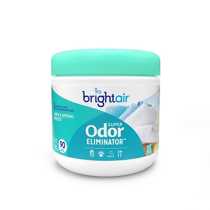 Bright Air Super Odor Eliminator Solid Air Freshener, Linen