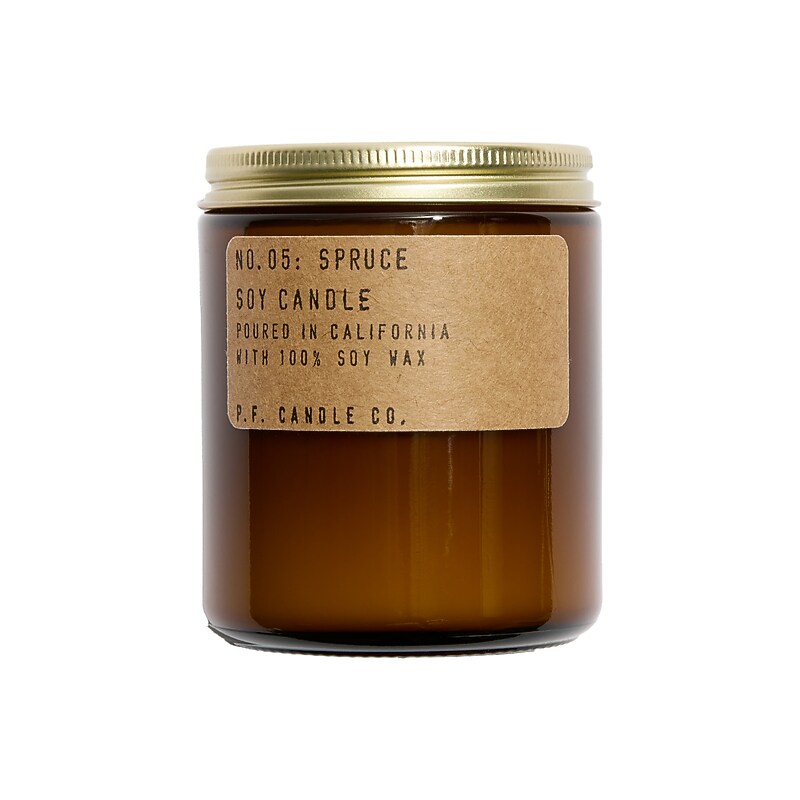 P.F. Candle Co. Fall Classics Spruce Scent Soy Glass Jar Candle, 7.2 oz. (SC5) image 1