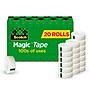Scotch Magic Invisible Clear Tape Refill, 0.75" x 25 yds., 1" Core, 20 Rolls/Pack (810SX20)~#|#~973E790C-F473-40D4-A5DA4DA2A3A6BECD_sc7