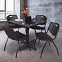 Regency 36-inch Square Laminate Table with Zeng Stacker Chairs, Black (TKB3636GY47BK)~#|#~97421DB4-515C-4EE7-AAC80625A06DE88A_sc7