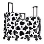 InUSA Prints 3-Piece Hardside Spinner Luggage Set, TSA Checkpoint Friendly, Cow Animal Print (IUAPCSML-COW)~#|#~9742FEFB-000C-42FB-941B2F1E54BFBDAF_sc7