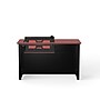 VersaDesk Enclosed Revolution 48"W Computer Desk, Cherry/Black (RSD4824-BC)~#|#~9744F8A0-5008-4164-A607AEDDE6016877_sc7