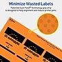 Avery Laser/Inkjet Multipurpose Square Labels, 2.5" x 2.5", Bright Orange, 90/Pack (94104)~#|#~97495B1F-4E7B-4342-A03B53F6E643CD4A_sc7