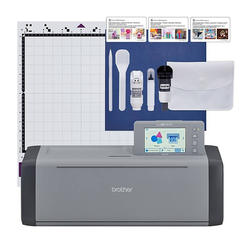 Brother ScanNCut DX Electronic Cutting Machine with Scanner (SDX125EGY) image 1