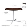 Bush Business Furniture 42" Round Conference Table, Mocha Cherry (99XTB42RMR)~#|#~9754918C-EC32-4CB3-8D8AA6D4BCE8A741_sc7