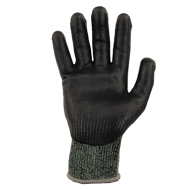 Ergodyne ProFlex 7070 Nitrile Coated Cut-Resistant Gloves, ANSI A7, Heat Resistant, Green, XL, 12 Pair (18035) image 1