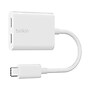 Belkin RockStar USB-C to USB-C Audio Adapter, White (F7U081btWH)~#|#~975D1626-6CA4-4EA7-87E53D5CB47CCCBC_sc7