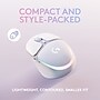 Logitech Aurora G705 Wireless Optical Gaming Mouse, White Mist (910-006365)~#|#~975FAB71-A1BA-4519-85ACB61D2EDFF7A2_sc7