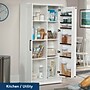 Sauder HomePlus 71"H Storage Cabinet with 12 Shelves, Soft White (422427)~#|#~97650487-DC50-49D2-933611D171AAE060_sc7
