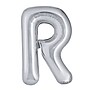 Party City (Air-Filled) 16" "R" Foil Balloon, Silver, 2/Pack (AM60050280-18)~#|#~976990A9-A6A0-4086-81A80B146B094EDF_sc7