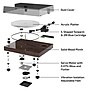 Fluance RT85W Reference High Fidelity Vinyl Turntable Record Player with Ortofon 2M Blue Cartridge & Acrylic Platter~#|#~976A13A5-8C2F-4D32-BD1D1CF62FDF5619_sc7