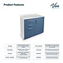 Viva Comfort 36.32'' H x 36" L Exam Room Medical Cabinet, 3-Drawers, Blueberry (902BASE36NSBL)~#|#~976AB234-4F5B-4120-98B331D569457C37_sc7