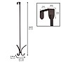 iDESIGN Hooks, Bronze, Steel, 2/Pack (27988M2) ~#|#~976C87E5-DA21-4D10-83661574824CEB77_sc7