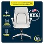 Serta Morrisen Ergonomic Faux Leather Executive Chair, Cool Off White (52958-OWHT)~#|#~976D386F-731B-43BC-B113AF1A87539DE9_sc7
