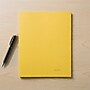 Staples 10% Recycled Smooth 2-Pocket Paper Presentation Folder, Yellow, 10/Pack (13381-US)~#|#~97736110-B7A8-4708-957ED3404139925F_sc7