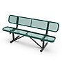 Flash Furniture Sigrid Steel 3-Seat Outdoor Bench, Green (SLFAG4HUT2H48LG)~#|#~977A7E2C-F98D-446A-8ED0F78C10DBDD19_sc7