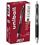 uni-ball 207 Retractable Gel Pens, Ultra Micro Point, 0.38mm, Black Ink, Dozen (1790922)~#|#~9780F1FB-93D1-4590-B62A63A5E343FF6F_sc7