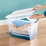 Sterilite 25 Quart Latching Storage Bin with Lid, Plastic, White, 6/Carton (14958006)~#|#~9784BCAD-D1AF-4CF1-91048CDADE3D766C_sc7