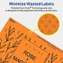 Avery Rectangle Multipurpose Labels, 5" x 8-1/8", Bright Orange, 80/Pack (94259)~#|#~978B0014-FB5A-4CF8-824D0D7274A79D92_sc7