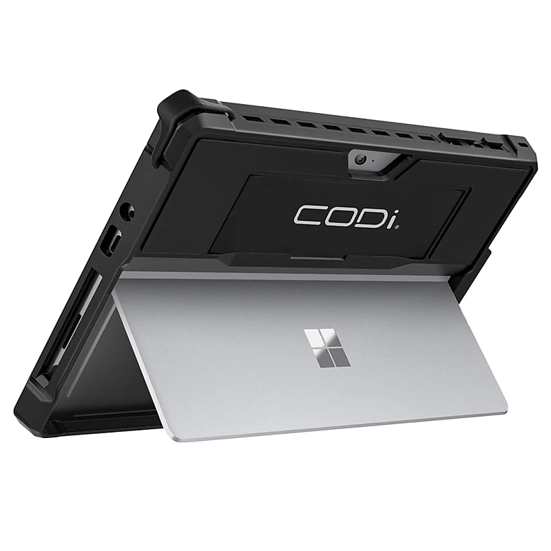 CODi Rugged TPU/Polycarbonate Case for MS Surface Go 1/2/3/4 (Keyboard Compatible), Silver (C30705052) image 1