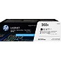 HP 202X Black High Yield Toner Cartridge, 2/Pack (CF500XD)~#|#~97911214-E935-4A5F-BBA9B616DB870C89_sc7