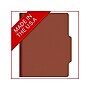 Medical Arts Press Pressboard Classification Folder, 1 Divider, 2" Expansion, Letter Size, Red, 10/Box (DV-T42-14-3RED)~#|#~9792B4DE-658C-4D02-AD8449F28F8ACA50_sc7