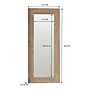 Household Essentials 12.5" Rectangular Wall Mirror with Distressed Gray Woodgrain Frame, Ashwood (HH8078-1)~#|#~97998C70-A4D4-4681-8A481DAA0812DE22_sc7