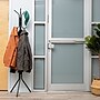 Mind Reader Alloy Collection Coat Rack with 8 Hooks, Black, Metal, 2/Set (2CRACK11-BLK)~#|#~979BAA02-70CE-4B66-A227942874F27DDC_sc7