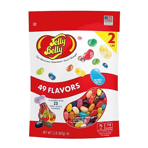 Jelly Belly Assorted 49 Flavors Jelly Beans, 32 oz (JBC83748