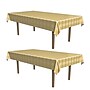 Beistle Plaid Tablecovers, Beige/Cream, 2/Pack (99113)~#|#~97A445CF-8A72-4C54-99C07F9D10E8CD2B_sc7