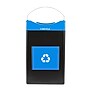 Commercial Zone Avante Series Polyethylene Recycling Bin, 30 Gallon, Black (7873S304A)~#|#~97A8816B-F747-4824-B0A523CBF575DD5C_sc7