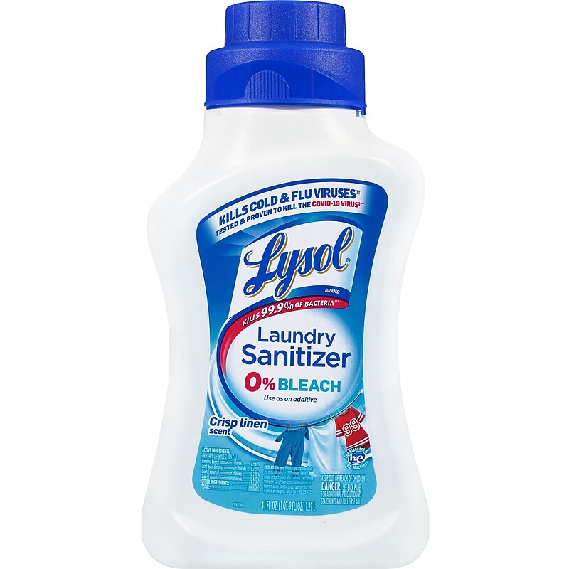 LYSOL Laundry Sanitizer Crisp Linen, 41oz.  (RAC95871) image 1