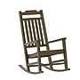 Flash Furniture Winston All-Weather Poly Resin Rocking Chair, Mahogany (JJC14703MHG)~#|#~97AB0B11-DED6-4BED-8054D80A7698C88A_sc7