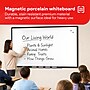 TRU RED™ Magnetic Steel Dry Erase Board, Black Frame, 5' x 3' (TR61182)~#|#~97AE5F55-5340-4D16-B80F4EBCF1E54448_sc7