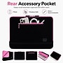 SumacLife 13" Laptop Sleeve, Black/Pink (NBKLEA672)~#|#~97AE7FD7-0FEA-43E7-A7DB4092D9D271DD_sc7