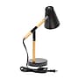 Creekwood Home Nordic LED Desk Lamp, 15.5", Matte Black/Wood (CWD-1020-BK)~#|#~97B19A15-ACAC-4F07-8D79EC06FA4A0ACD_sc7