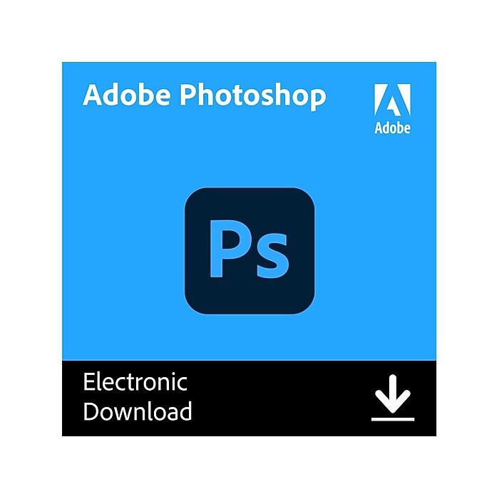 Adobe Photoshop for Windows/macOS, 1 User [Download] | Staples