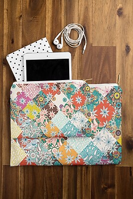 DENY Designs Sarilmak Patchwork Travel Pouch