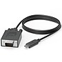 Plugable 6' VGA to USB-C Video Cable, Male to Male, Black (USBC-VGA-CABLE)~#|#~97B5D381-8315-4BAF-92AD4685D7B85C1A_sc7