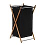 Household Essentials X‑Frame Bamboo Hamper with Washable Black Liner and Foldable Bamboo Frame, Black (HH6540-1)~#|#~97B8C634-779D-4608-98C57C8C54399BAA_sc7