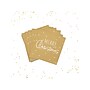 Pukka Party Merry Christmas Paper Napkins, Gold, 16/Pack (PTY561)~#|#~97B92ECF-D2FA-4C5D-BFE55BFBF5540D0D_sc7