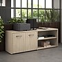 Bush Business Furniture Studio C Low Storage Cabinet with Doors and Shelves, Natural Elm (SCS160NE)~#|#~97B9A78E-7C8A-4D4C-9949F0F1C31BC809_sc7