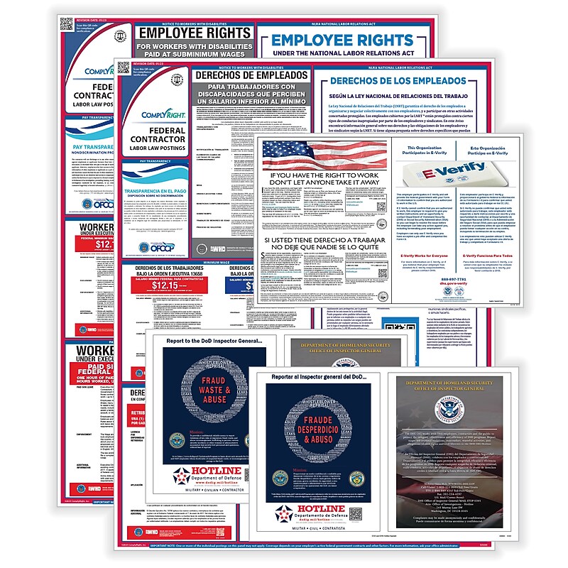 ComplyRight Federal Contractor Poster Kit (EFEDFCCSB) image 1