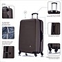 InUSA Royal 28" Hardside Suitcase, 4-Wheeled Spinner, TSA Checkpoint Friendly, Brown (IUROY00L-BRO)~#|#~97BEB307-FA5D-40C8-ABC22F33C9DF41B8_sc7