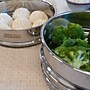 Joyce Chen 2-Tier Stainless Steel Steamer with Vented Glass Lid & Wok Adapter Ring, 10" (ESCLJ262510)~#|#~97BF8A76-260F-4E23-B67E4BB2BAD69AA2_sc7