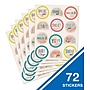Carson Dellosa Education True to You Motivational Stickers, Multicolored, 72/pack (168330)~#|#~97C1FD05-C54E-415A-93A1186EE504E464_sc7