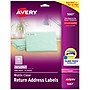 Avery Easy Peel Laser Return Address Labels, 1/2" x 1-3/4", Clear, 2,000 Labels/Pack (5667)~#|#~97C332E6-89F7-43C2-899EF470A05DCA3A_sc7