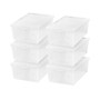 Iris 13.5 Qt. Lift Off Lid Storage Tote, Clear, 6/Carton (100119CT)~#|#~97C3D489-1862-45D9-B0E567986A37C5CF_sc7